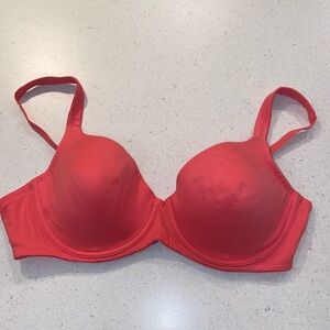Deep Coral-colored Bra!